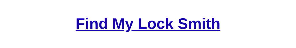 Find My Lock Smith